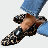Karolína Sofistikované Mocasiny S Leopardími Detaily