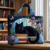 Borsa Artigianale - Čierna mačka na knihách