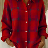 Tereza™ | Měkký pletený károvaný cardigan