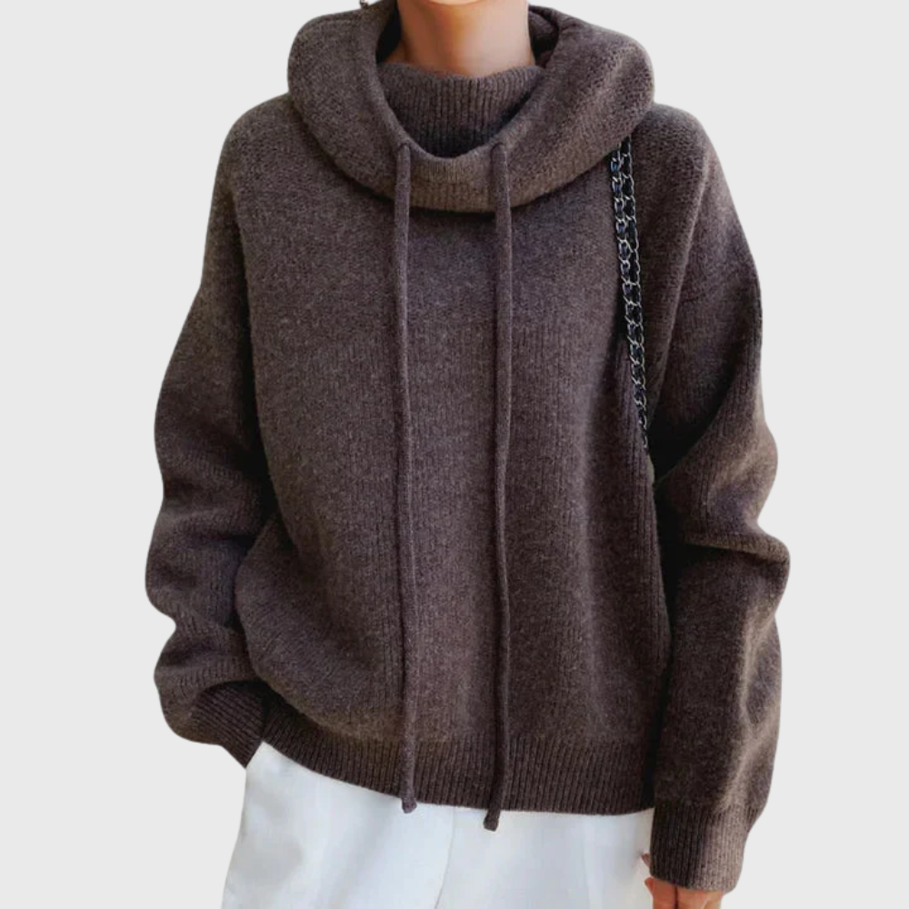 Eden - Turtleneck with drawstring