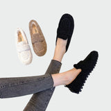 Teplé slip-on boty s elegantním designem
