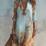 Serena | Šaty Chemisier Mediterraneo
