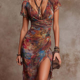 Candela • Midi Boho Šaty