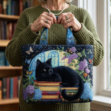 Borsa Artigianale - Čierna mačka na knihách