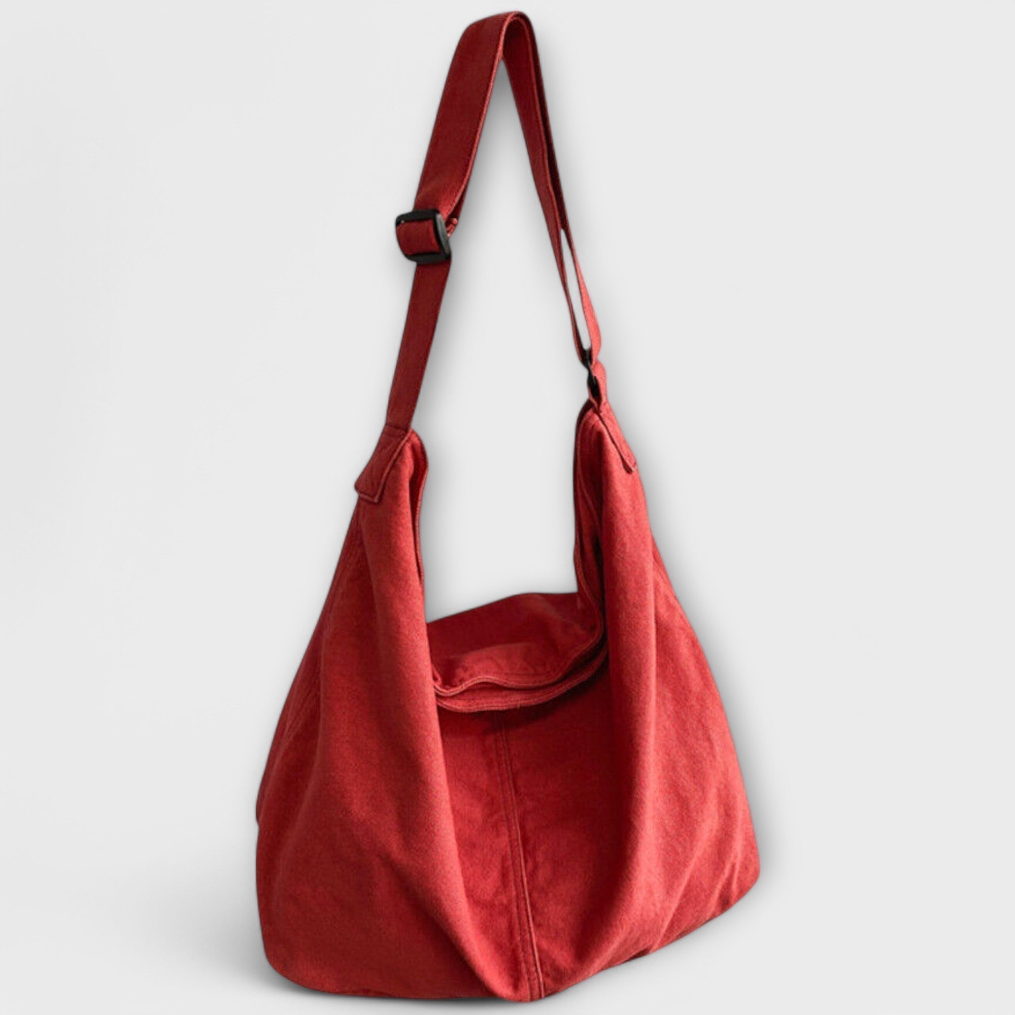 Shoulder bag with a solution